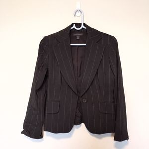 Banana Republic PinStripe Black Blazer (Size 0)